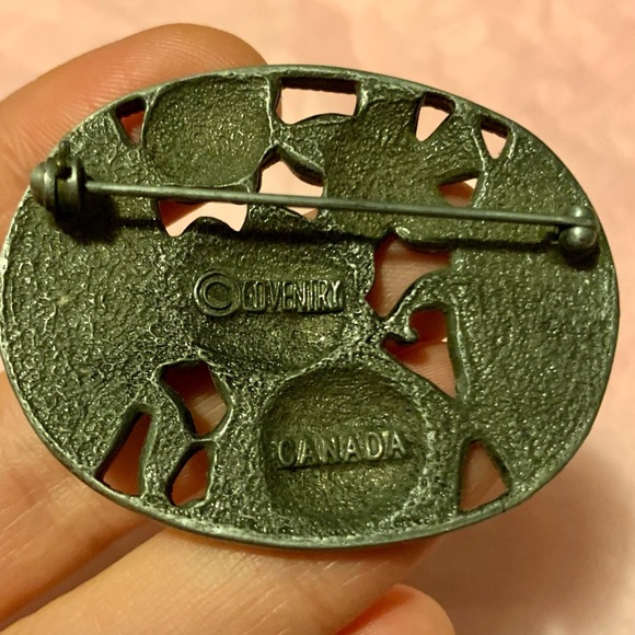 🌼 Vintage Coventry floral brooch 🌺 - Picture 2 of 2